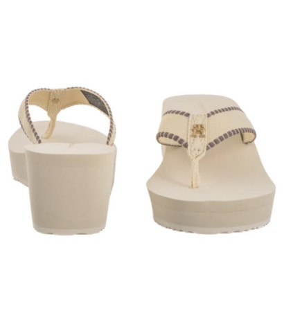 Tommy Hilfiger Wedge Beach Sandal Muslin FW0FW08738 ACJ (TH1353-a) batai