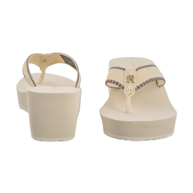 Tommy Hilfiger Wedge Beach Sandal Muslin FW0FW08738 ACJ (TH1353-a) shoes