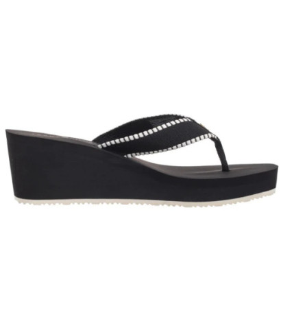 Tommy Hilfiger Wedge Beach Sandal Black FW0FW08738 BDS (TH1353-b) kurpes