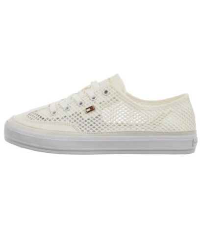 Tommy Hilfiger TH Open Mesh Vulc Sneaker Ecru FW0FW08684 YBL (TH1355-a) sneakers