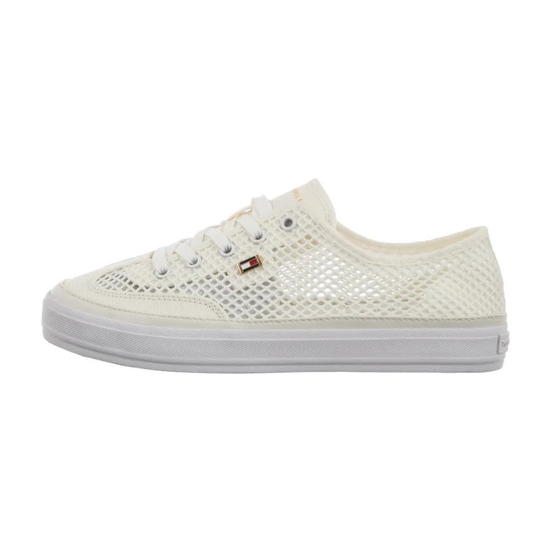 Tommy Hilfiger TH Open Mesh Vulc Sneaker Ecru FW0FW08684 YBL (TH1355-a) sneakers