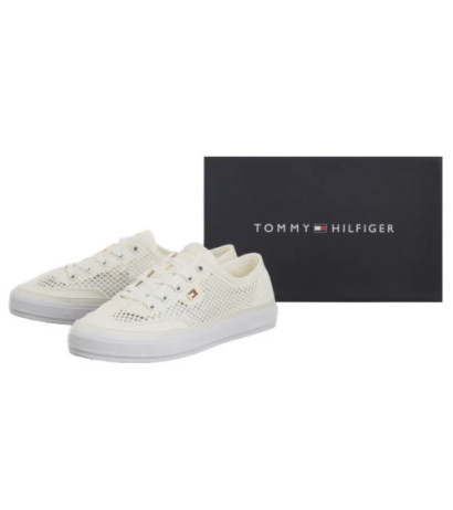 Tommy Hilfiger TH Open Mesh Vulc Sneaker Ecru FW0FW08684 YBL (TH1355-a) sneakers