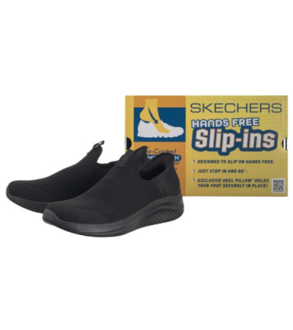 Skechers Ultra Flex 3.0 Smooth Step Slip-Ins Black 403844L/B (SK256-a) sportiniai bateliai