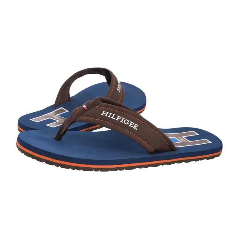 Tommy Hilfiger Hilfiger H Padded Beach Sandal Legacy Brown FM0FM05536 GV0 (TH1348-c) batai