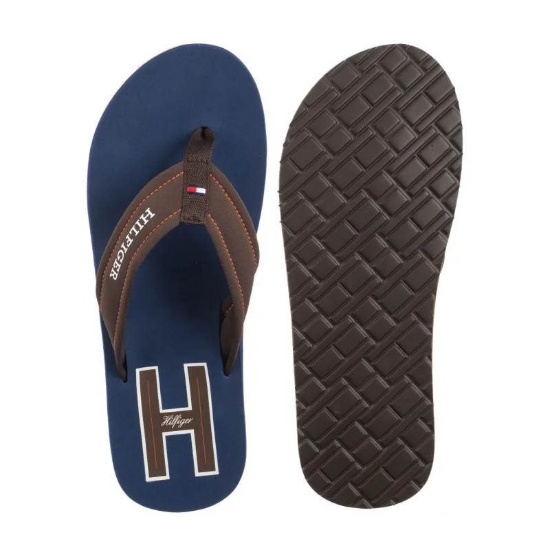 Tommy Hilfiger Hilfiger H Padded Beach Sandal Legacy Brown FM0FM05536 GV0 (TH1348-c) batai