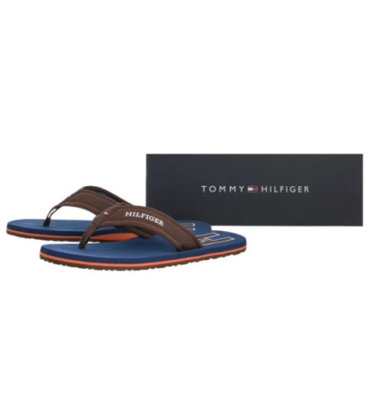 Tommy Hilfiger Hilfiger H Padded Beach Sandal Legacy Brown FM0FM05536 GV0 (TH1348-c) batai