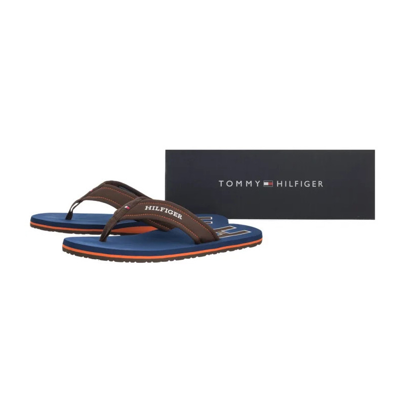 Tommy Hilfiger Hilfiger H Padded Beach Sandal Legacy Brown FM0FM05536 GV0 (TH1348-c) batai