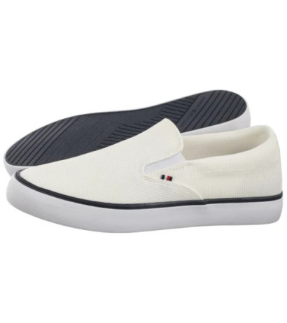 Tommy Hilfiger TH Hi Vulc Core Low II Slipon White FM0FM005514 YBS (TH1362-a) Sneakers