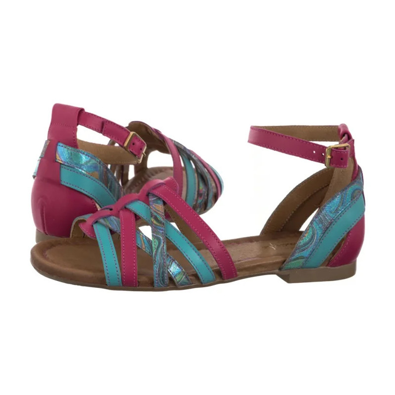 Maciejka Różowe/Niebieskie 06974-39/00-1 (MA1401-a) sandalai