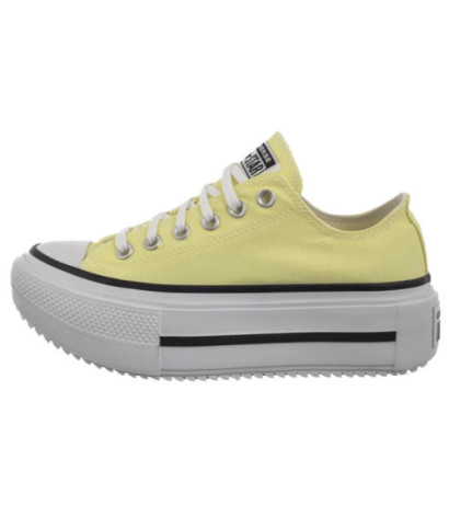 Converse CTAS Lift Double Stack Ox Lemon Slushy/White/Black A16283C (CO784-a) shoes