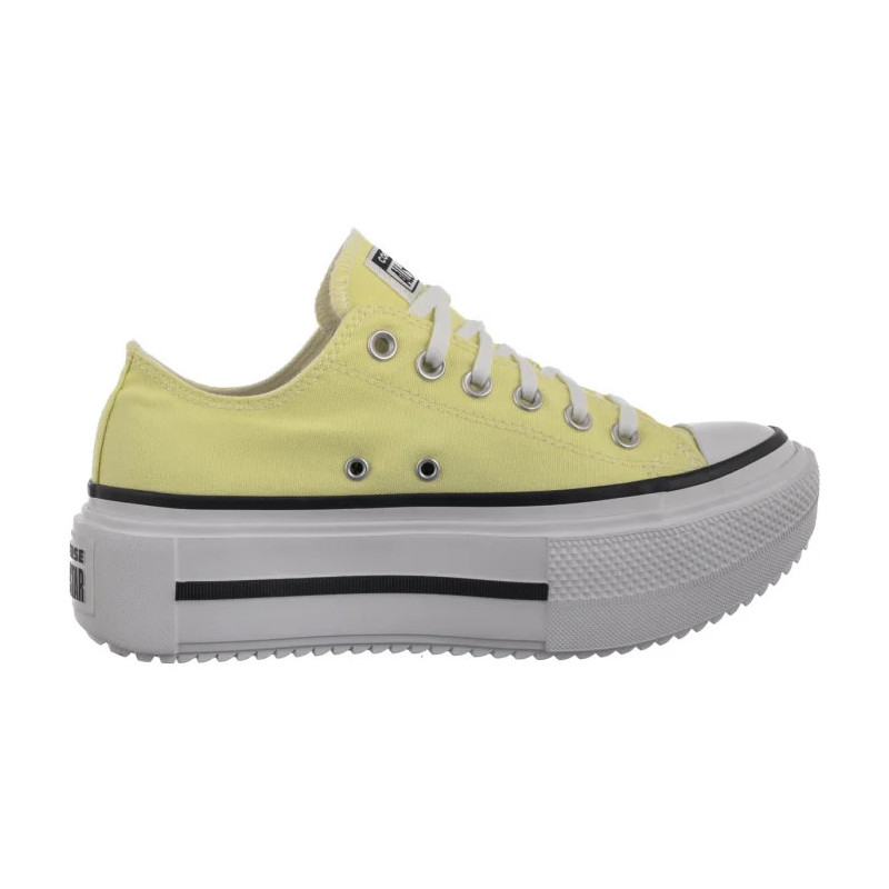 Converse CTAS Lift Double Stack Ox Lemon Slushy/White/Black A16283C (CO784-a) shoes