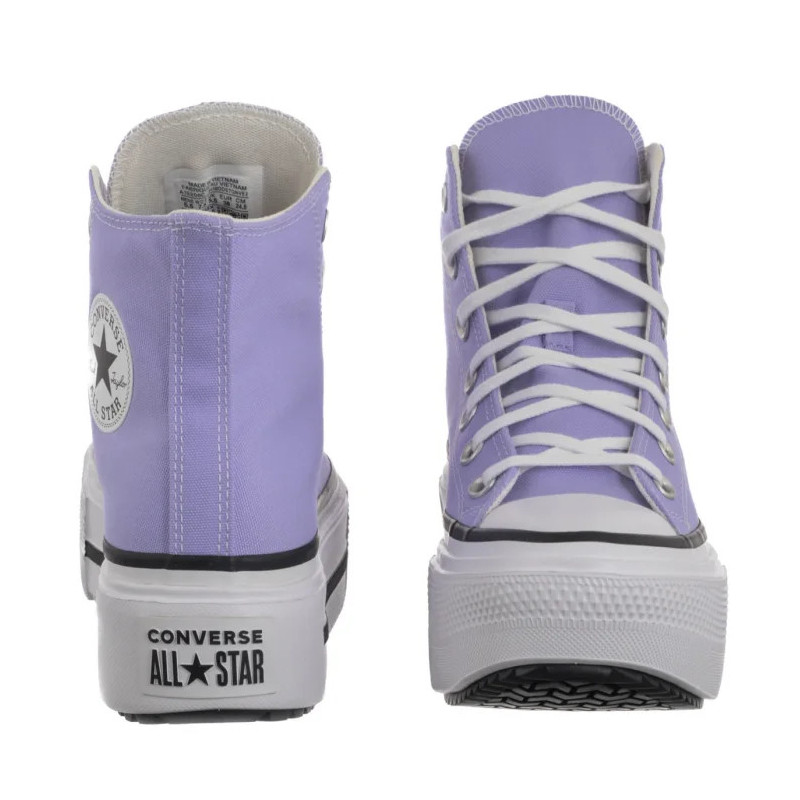 Converse CTAS Lift Double Stack Hi Violet Heat/Egret/Black A15206C (CO785-a) shoes
