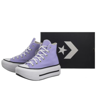 Converse CTAS Lift Double Stack Hi Violet Heat/Egret/Black A15206C (CO785-a) shoes