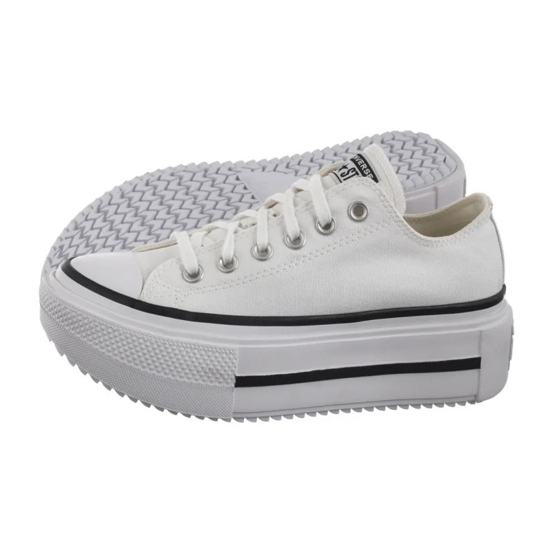 Converse CTAS Lift Double Stack Ox White/Black/White A15491C (CO784-b) kurpes