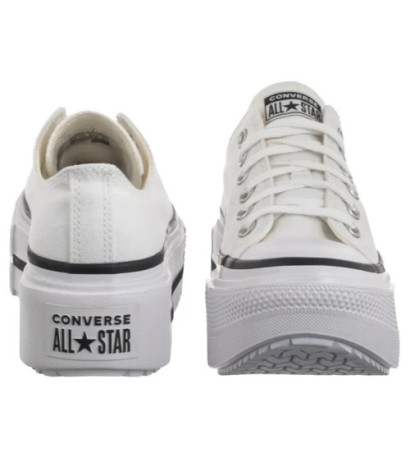 Converse CTAS Lift Double Stack Ox White/Black/White A15491C (CO784-b) shoes