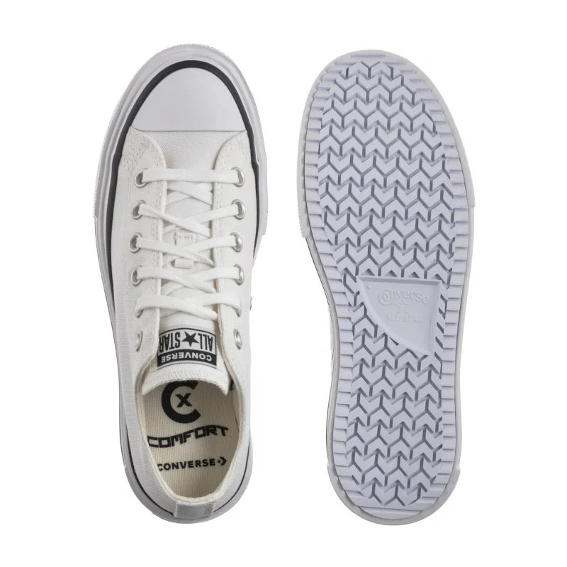 Converse CTAS Lift Double Stack Ox White/Black/White A15491C (CO784-b) kingad