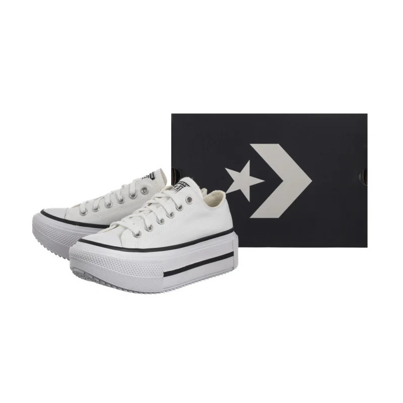 Converse CTAS Lift Double Stack Ox White/Black/White A15491C (CO784-b) bateliai