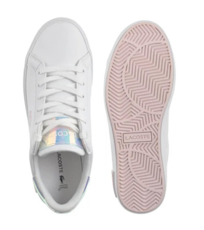 Lacoste Powercourt 124 3 Suj Wht/Lt Pink 747SUJ0013.1Y9 (LC456-a) sporta apavi