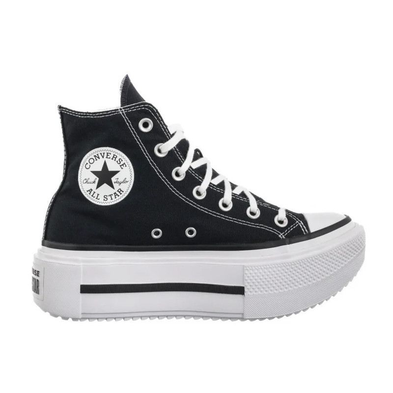 Converse CTAS Lift Double Stack Hi Black/White/Black A12975C (CO785-b) kurpes