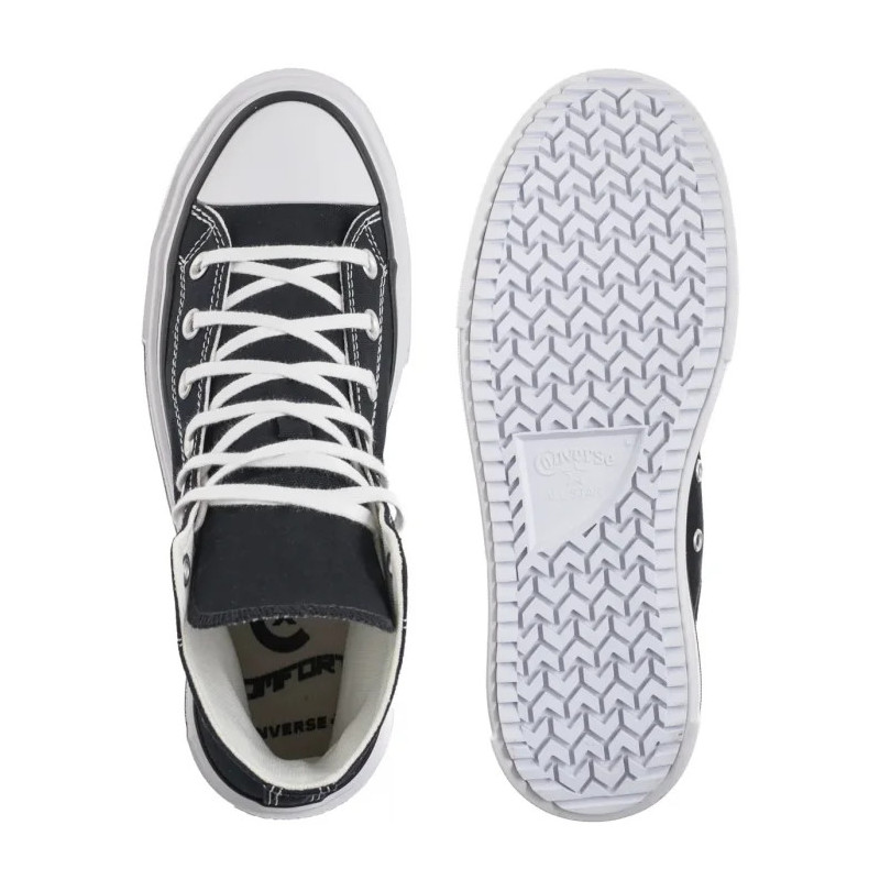 Converse CTAS Lift Double Stack Hi Black/White/Black A12975C (CO785-b) shoes