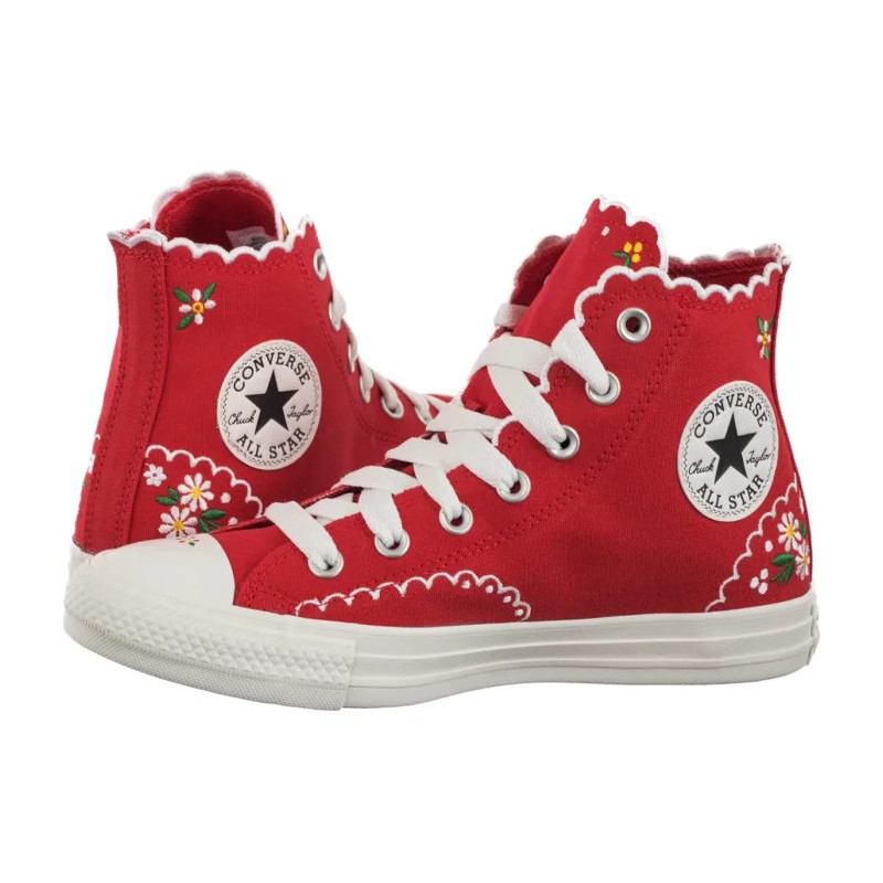 Converse CTAS Hi Red/Green/White A13518C (CO792-a) bateliai