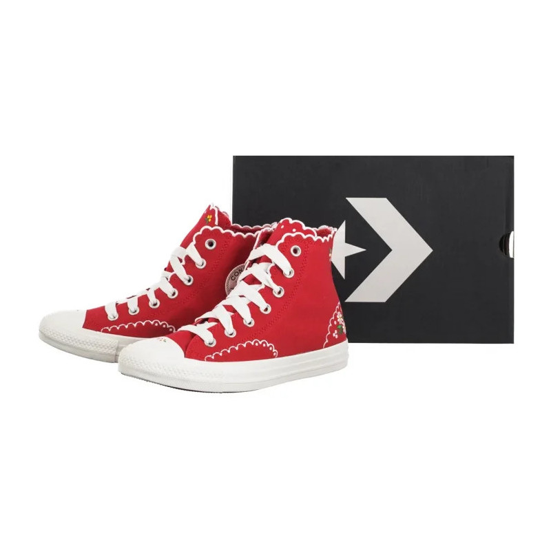 Converse CTAS Hi Red/Green/White A13518C (CO792-a) kingad
