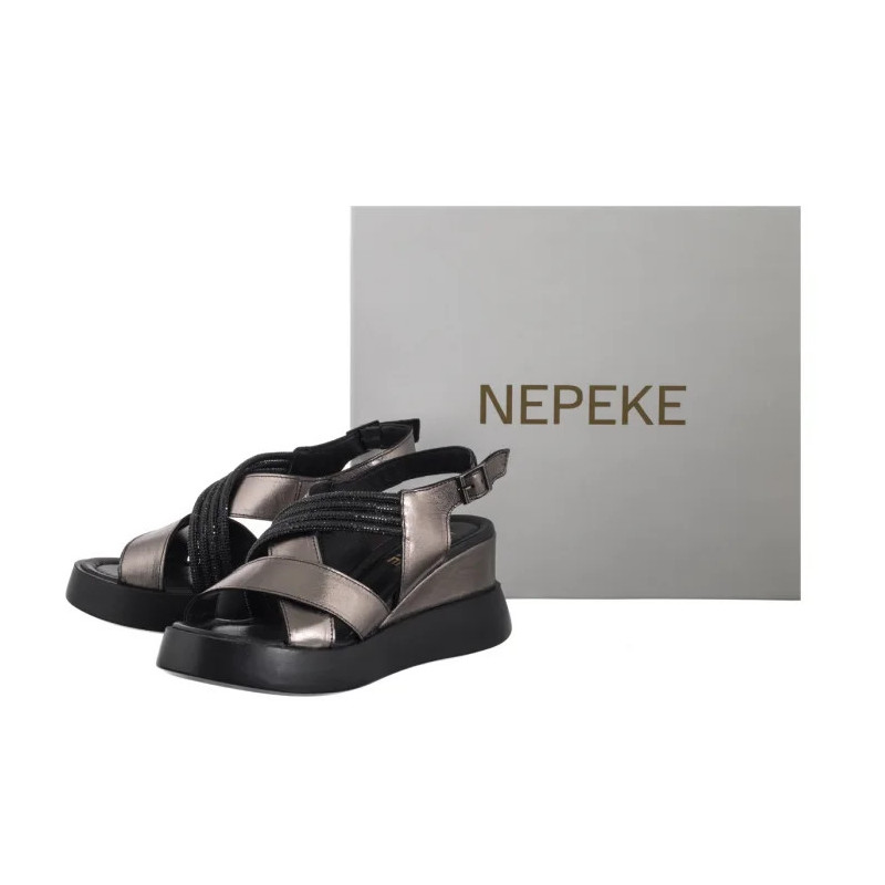 Nepeke Dragana Nickel Shiny (NP39-a) sandalai