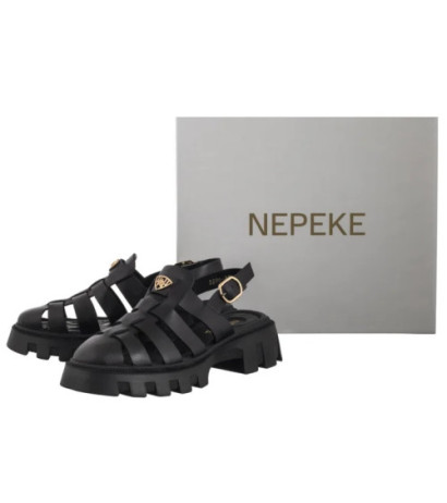 Nepeke Enver Black Leather (NP40-a) shoes