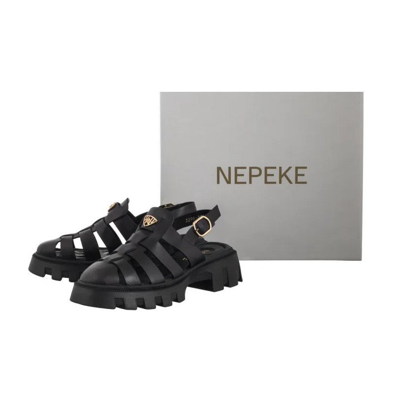 Nepeke Enver Black Leather (NP40-a) shoes