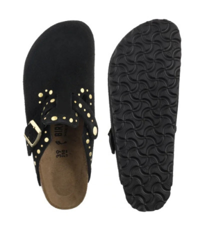 Birkenstock Boston Rivet Border Black 1030491 (BK318-a) Moteriški batai/šlepetės