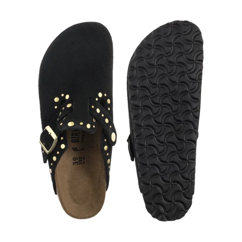 Birkenstock Boston Rivet Border Black 1030491 (BK318-a) Naiste kingad/klappide klapid