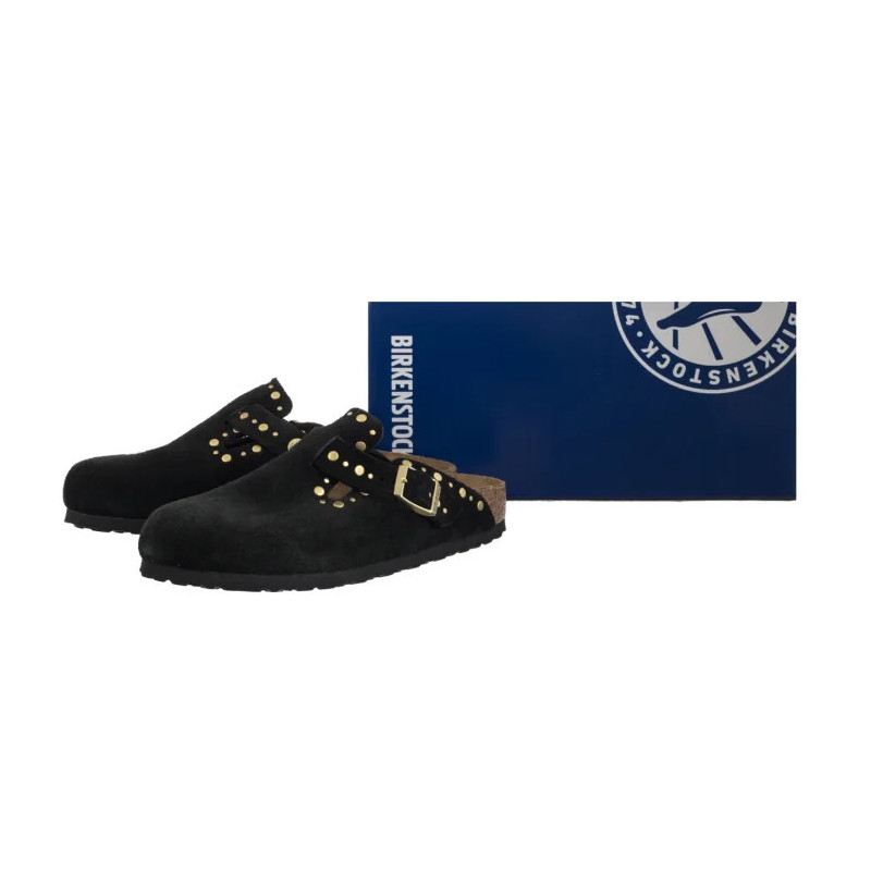 Birkenstock Boston Rivet Border Black 1030491 (BK318-a) Sieviešu apavi/Flip Flops