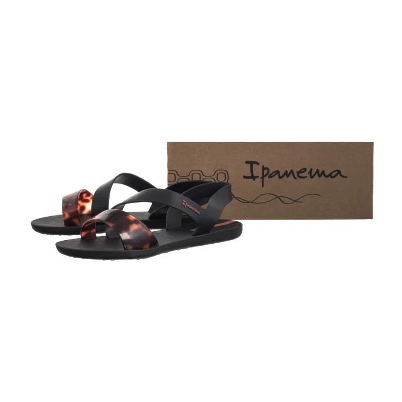 Ipanema Vibe Sandal Fem 82429/BD399 Black/Turtle/Pink (IP1-v) sandalai