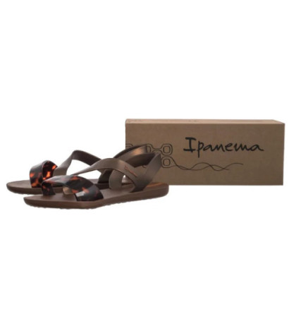 Ipanema Vibe Sandal Fem 82429/BD418 Brown/Turtle/Orange (IP1-w) sandals