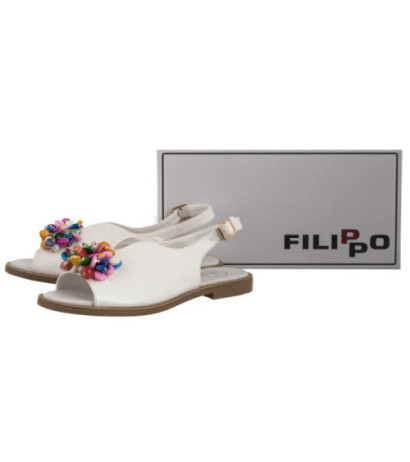 Filippo Białe DS6230/25 WH (FO104-b) sandals