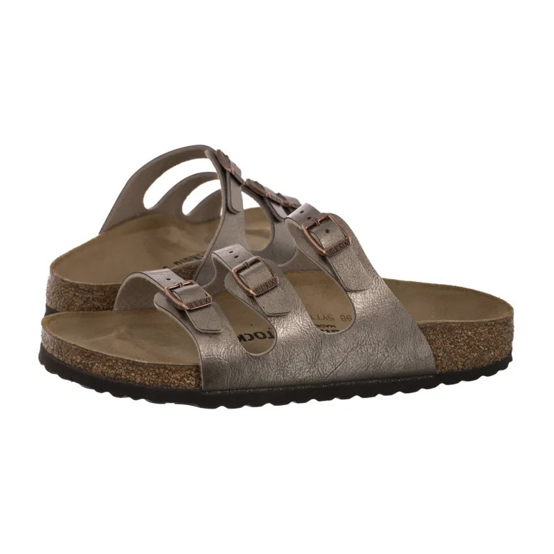 Birkenstock Florida Bs Graceful Graceful Taupe 1030352 (BK299-c) Moteriški batai/šlepetės