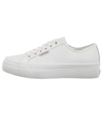Calvin Klein Vulc Flatform Lth Bright White YW0YW01886 YAF (CK679-a) sportiniai bateliai
