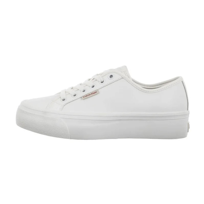Calvin Klein Vulc Flatform Lth Bright White YW0YW01886 YAF (CK679-a) sports Shoes