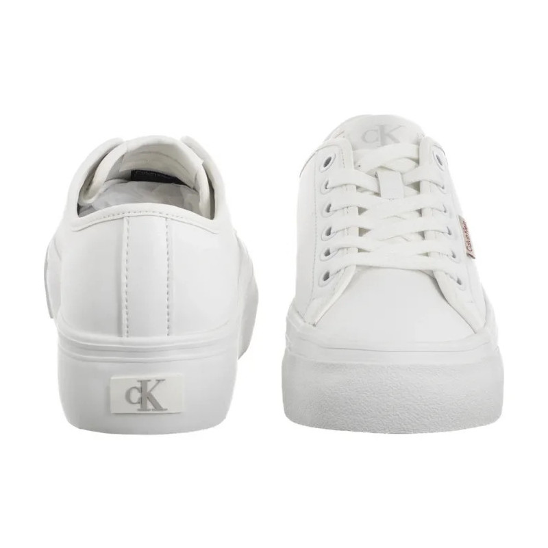 Calvin Klein Vulc Flatform Lth Bright White YW0YW01886 YAF (CK679-a) sporta apavi