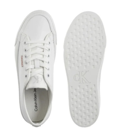 Calvin Klein Vulc Flatform Lth Bright White YW0YW01886 YAF (CK679-a) sports Shoes