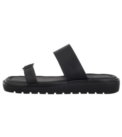 Calvin Klein Rope Sandal Soft Lth Mg Ck Black YW0YW01864 BEH (CK681-a) Women's Shoes/Flip Flops