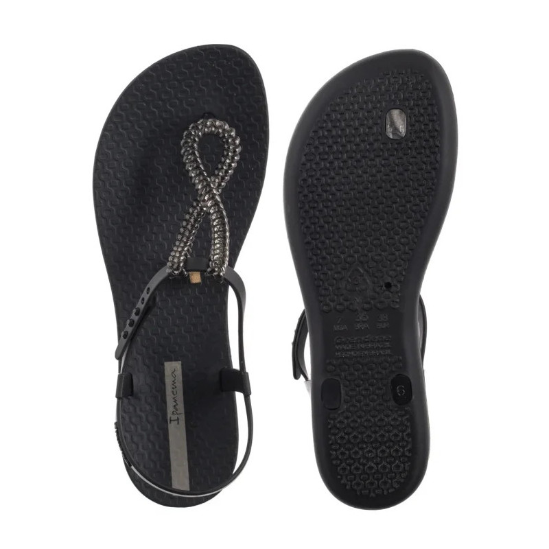 Ipanema Class Twist Sandal Fem 83658/BC909 Black/Dark Grey (IP85-a) apavi