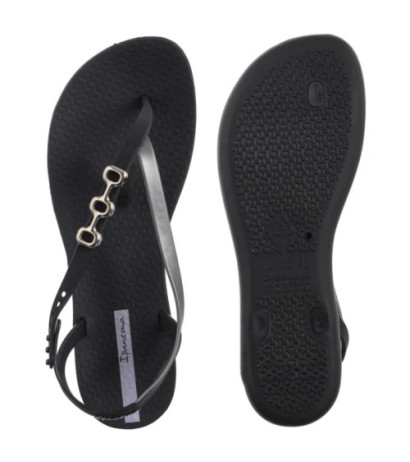 Ipanema Sandal Rio Fem 83654/BC725 Black/Silver (IP84-b) flip flops