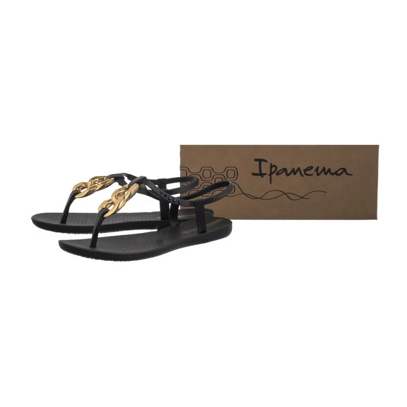 Ipanema Class Connect II Fem 83701/BC837 Black/Black/Gold (IP86-a) flip flops