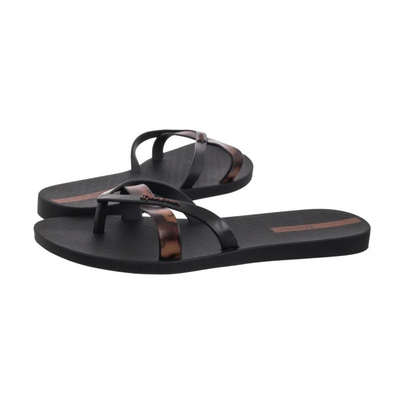 Ipanema Kirei Chic Fem 83673/BB740 Black/Brown Tile (IP88-a) flip flops