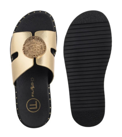 Filippo Złote DK7050/25 GO (FO168-a) Sieviešu apavi/Flip Flops