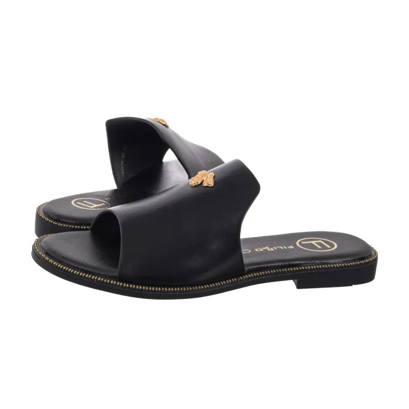Filippo Czarne DK6975/25 BK (FO170-a) Sieviešu apavi/Flip Flops