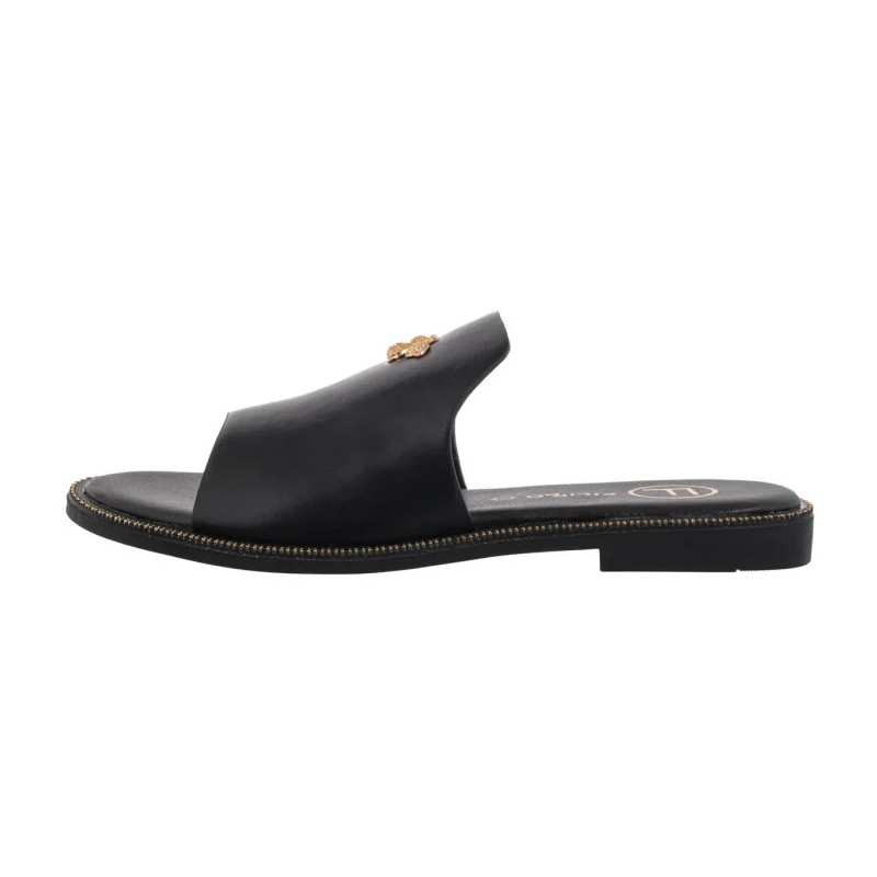 Filippo Czarne DK6975/25 BK (FO170-a) Sieviešu apavi/Flip Flops