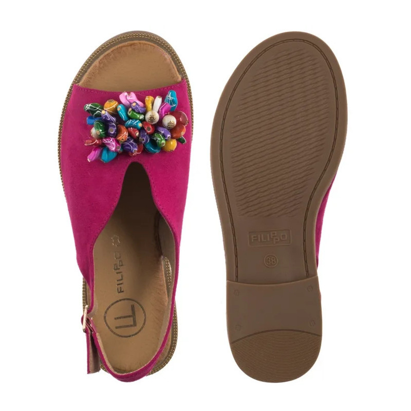 Filippo Fuksja DS6230/25 FH (FO176-a) sandals