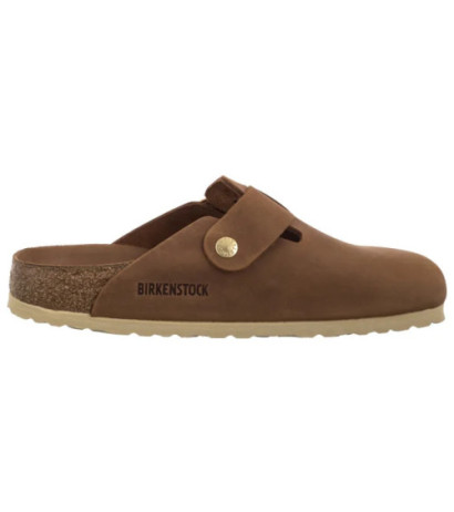 Birkenstock Boston Big Buckle Cognac 1030446 (BK316-a) Moteriški batai/šlepetės